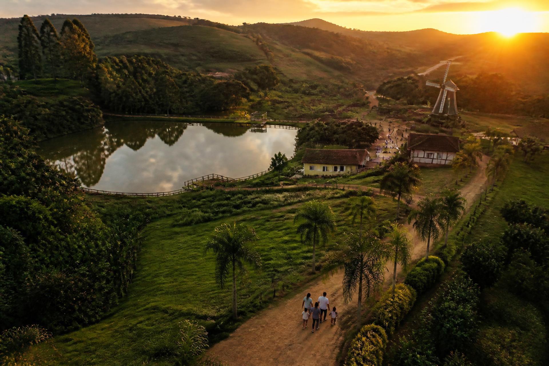 Vista da Fazenda Catavento em Tinguá